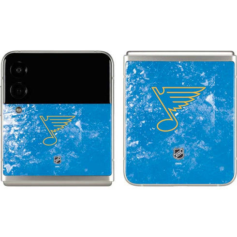 NHL St. Louis Blues Iced Galaxy Z Flip3 5G Skin